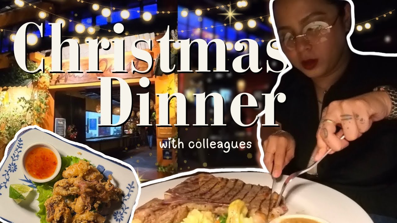 My Christmas Diary Ep.7 || Christmas Dinner with colleagues || Jensthetic 
