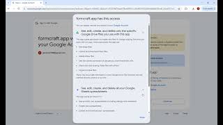 FormCraft App functionality demonstration video