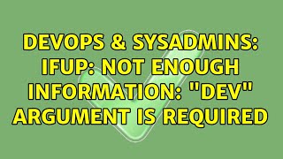 Celebrity DevOps & SysAdmins: ifup: Not enough information: "dev" argument is required Net Worth