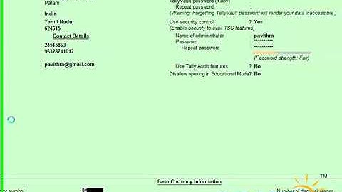 How to activate GST in Tally ERP (Tamil)?