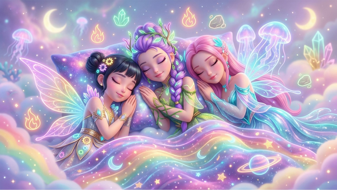 Нежная музыка для снятия ежедневной тревоги за 3 минуты 🌙 Музыка для сна от Huntrix | Лечение бес...