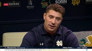 Ian Book ’20 - Notre Dame Day 2019