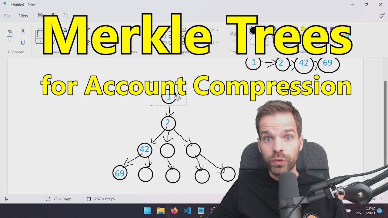 What is a Merkle Tree? How does Account Compression work? [Solana Tutorial] - Mar 22nd '23