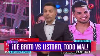 ¡De Brito vs. Listorti, todo mal!