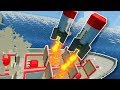 TSUNAMI SURVIVAL IN MISSILE SHIP! - Stormworks Multiplayer Gameplay - Tsunami Survival