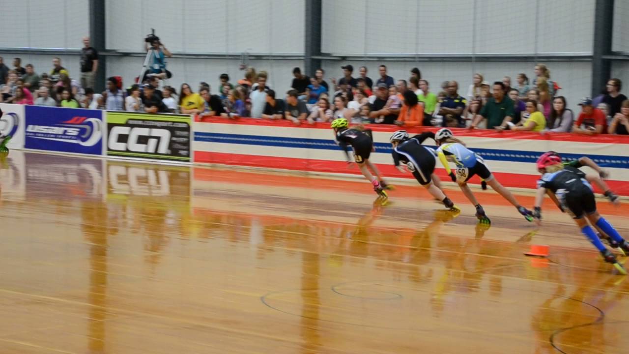 2016 Inline Indoor Speed Skating Nationals Elementary Girls 500m Final