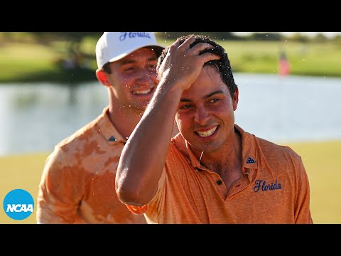 Fred Biondi clinches 2023 DI men's golf individual national title on 18th hole