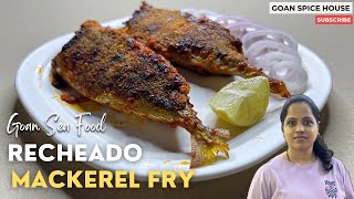 Goan Recheado Masala Mackerel Fry I Goan Fish fry Recipe l Stuffed Mackerel l@GoanSpiceHouse