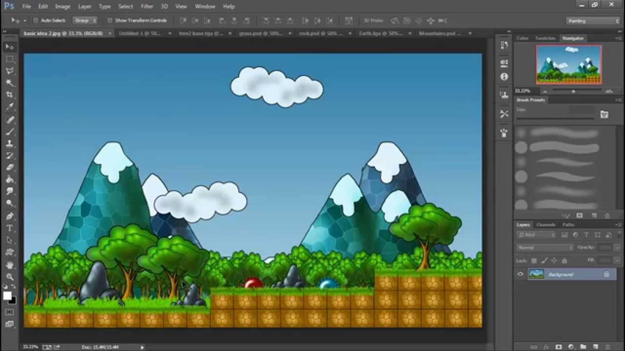 how to make 2d art for games