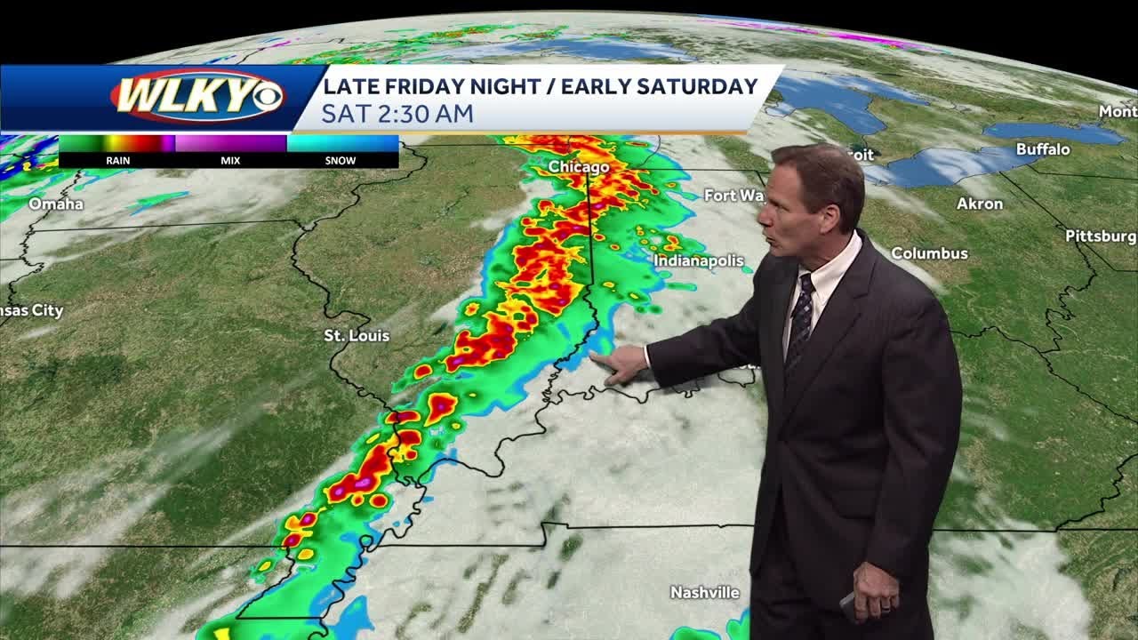 Tracking the threat for strong to severe storms - YouTube