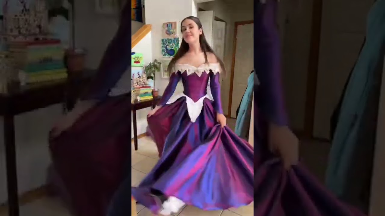 Make it pink make it blue sleeping beauty dress! shorts YouTube