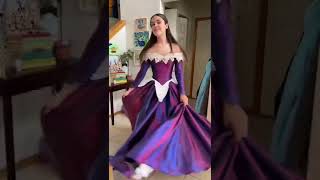 Make it pink make it blue sleeping beauty dress! #shorts