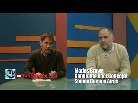 Matías Brown candidato a 1er.Concejal Somos Buenos Aires
