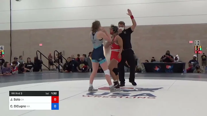 57 Kg Rr Rnd 3 - Jennifer Soto, CA Vs Claire DiCug...