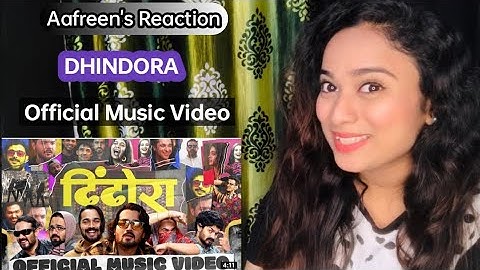 DHINDORA | Official Music Video | Reaction By Aafreen Shaikh