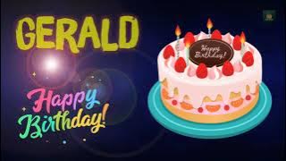 Gerald Happy Birthday | Happy Birthday Gerald | Happy birthday to you