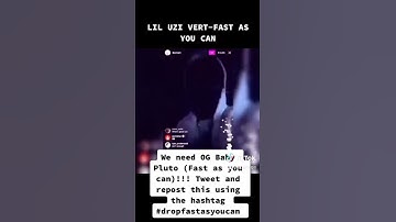 Lil Uzi Vert - Fast as you can snippet (OG Baby Pluto)