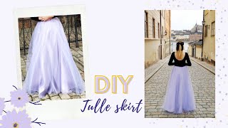 DIY Long Tulle Skirt: Step-By-Step Sewing Guide For A Prom Skirt | Sesala DIY