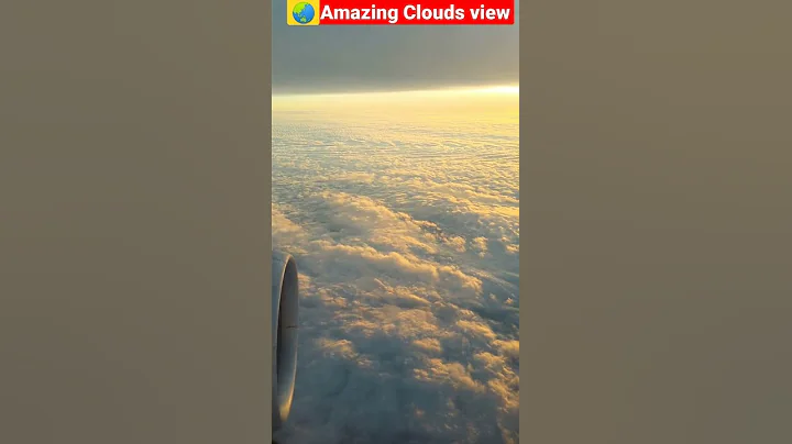 Flying Above The Clouds| Amazing Clouds View From Plane Window| #shorts #viral #clouds