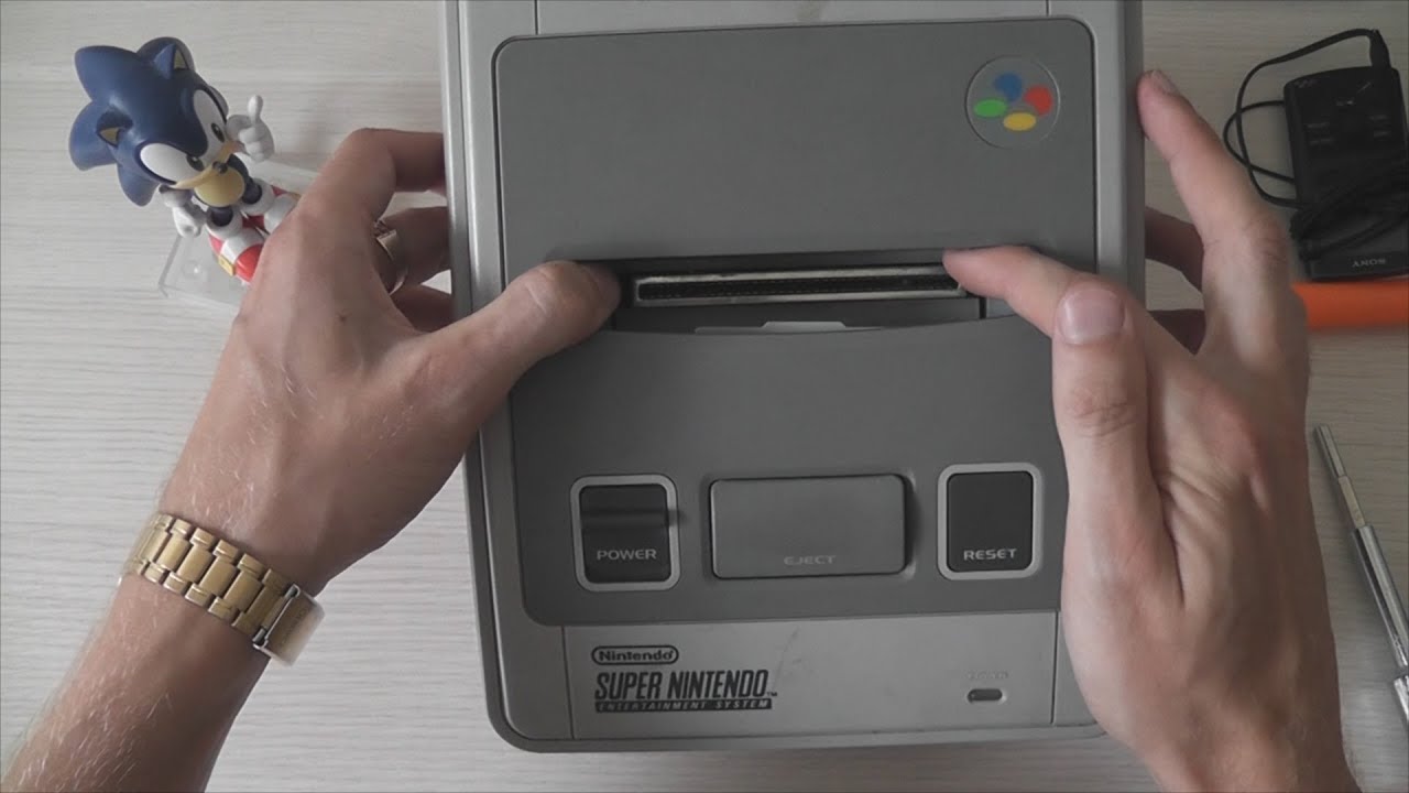 Ремонт nintendo. Как разобрать super Nintendo.