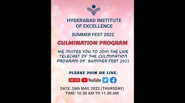 Culmination program | HIE Program of Summer Fest 2022