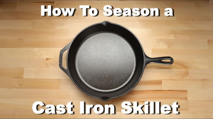How To Clean and Re-Season a Burnt Cast Iron Skillet - SideChef