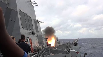AEGIS Anti-Air SM-2 missile shoot