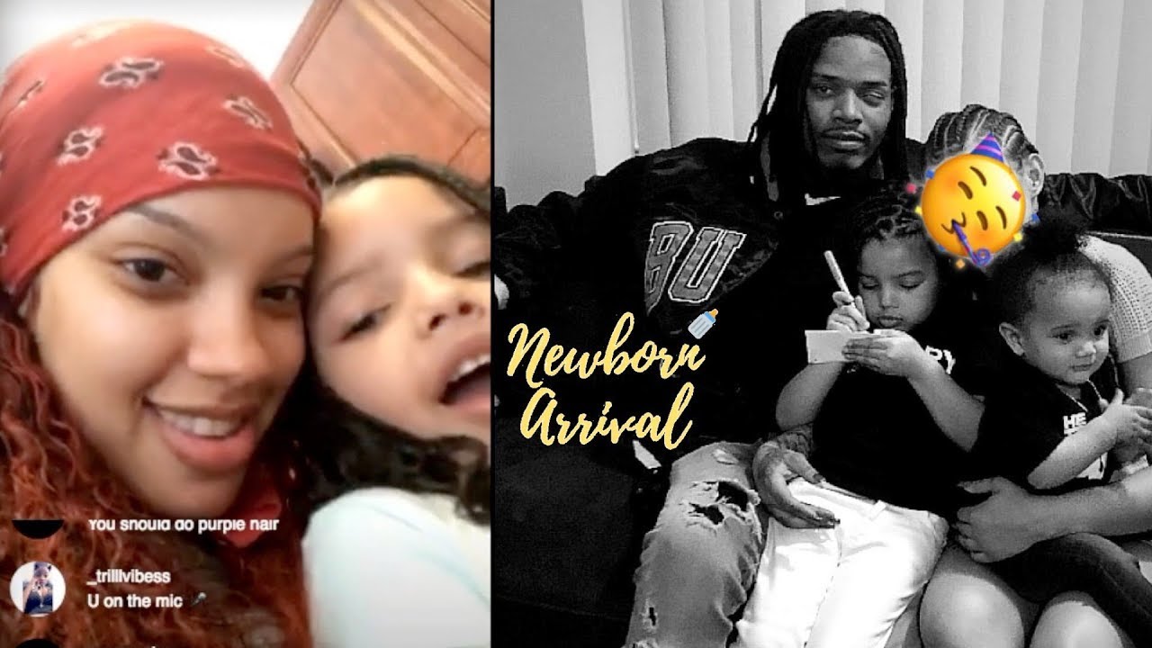 Fetty Wap BM Lezhae Lowder Can't Stop Daughter Zaviera From Crying! 