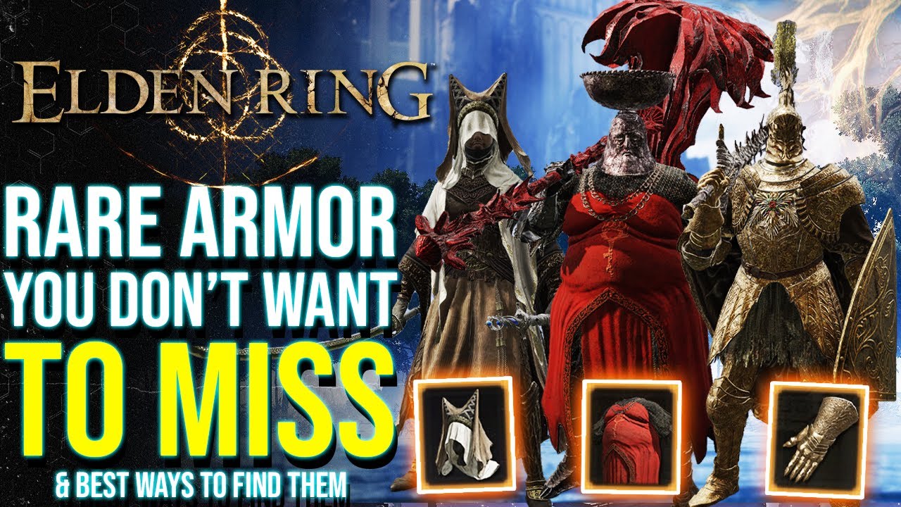Elden Ring - Rare Hidden ARMOR SETS You Shouldn't Miss Out in The End Game | Elden Ring Best Armor