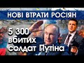 Путін кидає солдат на загибель. У війні померло понад 5 300 росіян, сотні здалися в полон | PTV.UA