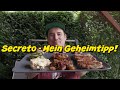 Secreto mit griechischen Bratkartoffeln und Fetacreme