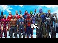 AVENGERS & GUARDIANS OF THE GALAXY VS THANOS & BLACK ORDER - INFINITY BATTLE