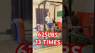 STRONGMAN - THE BEAR PULLS 625LBS 284KG X13 TIMES 18IN DEADLIFT 🔥 #entertainment #gym #wrestling
