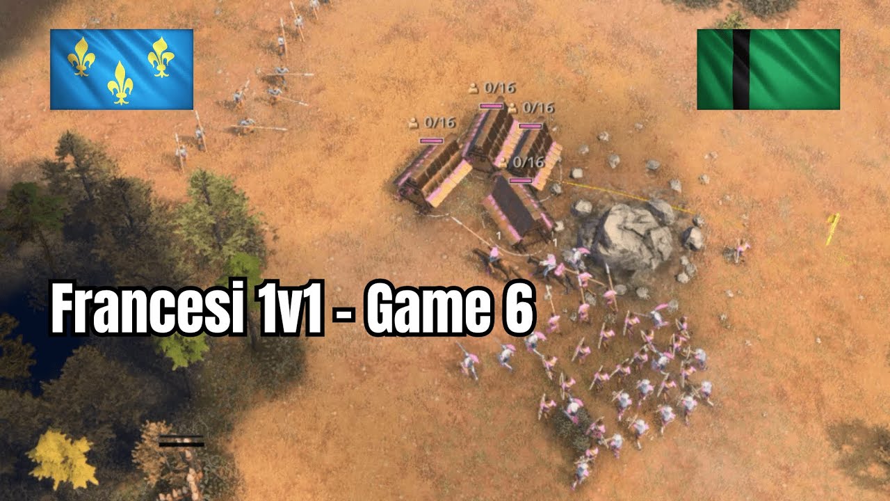 Francesi 1v1 - Game 6 – Age of Empires 4 Gameplay