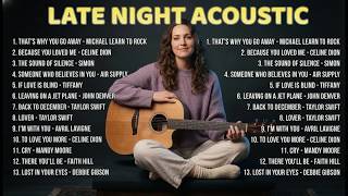 Late Night Acoustic Love Songs | Romantic Music for Sleep & Relaxation