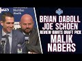 Giants&#39; Brian Daboll &amp;Joe Schoen share excitement in picking LSU WR Malik Nabers in NFL Draft | SNY