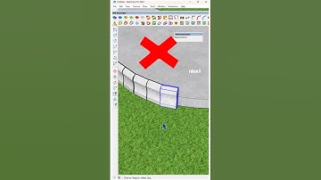 Copy objects along a path in SketchUp using the JHS PowerBar plugin. #sketchups #nicetower