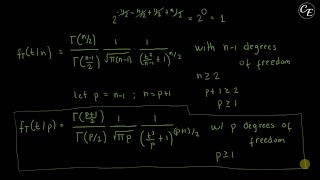 Student's t Distribution: Derivation of PDF