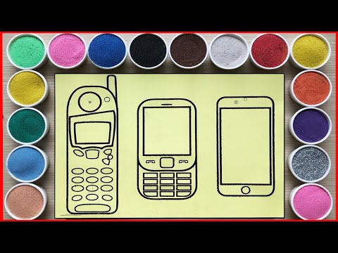 Video TÔ MÀU TRANH CÁT ĐIỆN THOẠI DI ĐỘNG IPHONE - Sand... - youtube