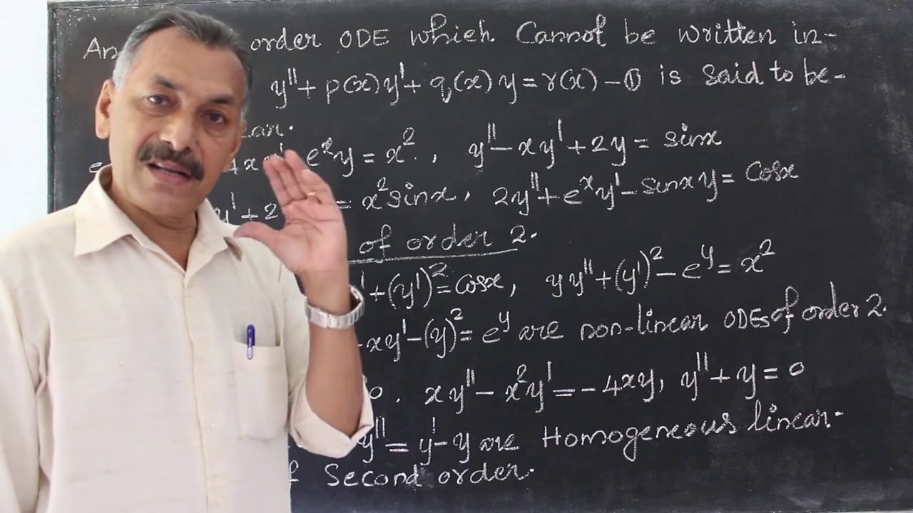 Second Order ODE - YouTube