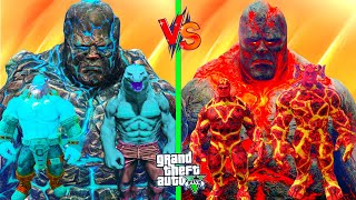 FRANKLIN STOLEN 4 ELEMENTAL GOD POWERS TO TRANSFORM INTO BLUE ALL FATHER SUN GOD IN GTA 5 AVENGERS