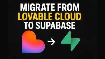 Migrate from Lovable Cloud to Supabase in Minutes
