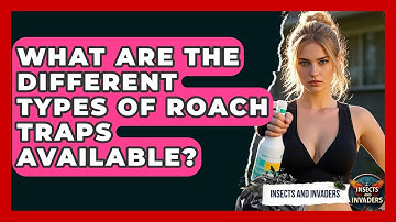 What Are The Different Types Of Roach Traps Available? - Insects and Invaders