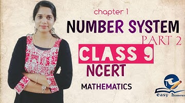 NUMBER SYSTEM || PART 2|| EXERCISE 1.2 || NCERT MATHEMATICS CLASS 9