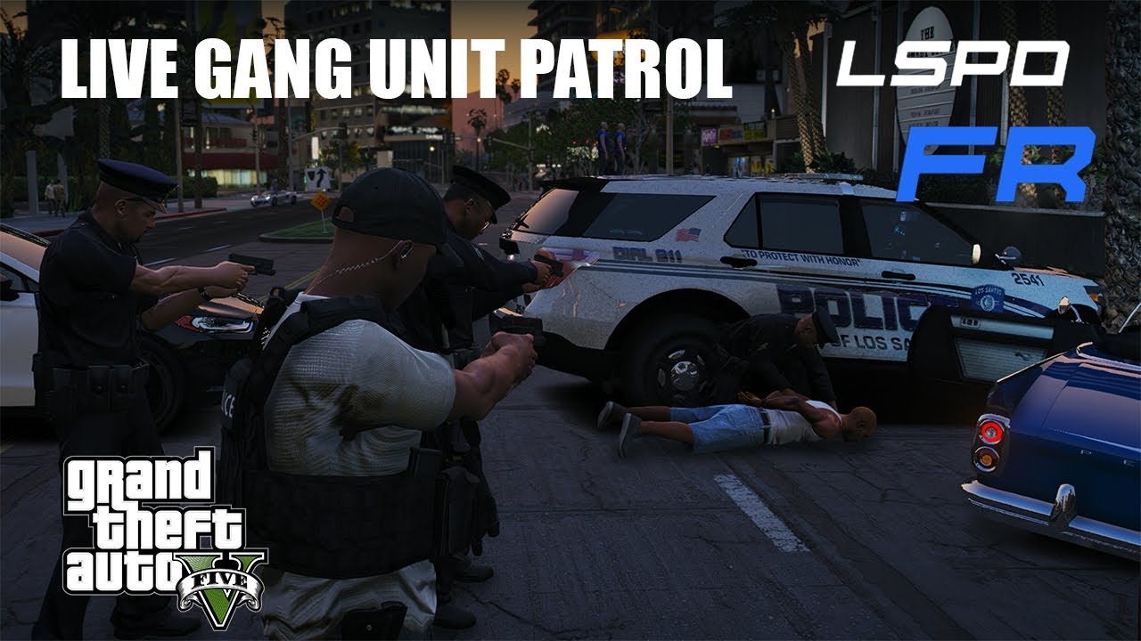 Triflin Thurday Live Gang Unit Patrol | Lspdfr | GTA 5 | Vertical - YouTube
