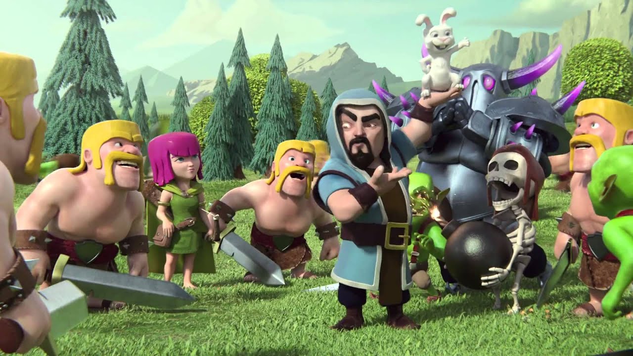 Clash Of Clans Newest Trailer Magic Wizard Youtube