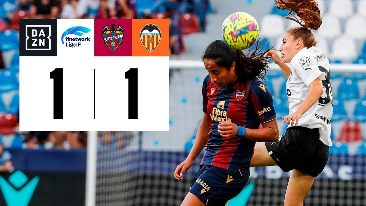 Levante UD vs Valencia Femenino (1-1) | Resumen y goles | Highlights ...
