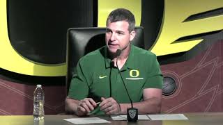 Oregon Ducks coach Mario Cristobal gives update on offensive coordinator search