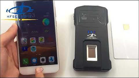 HF7500 Bluetooth fingerprint scanner with Chip card National ID card, SAM etc