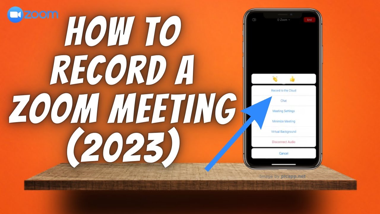 how to record zoom meeting on iphone